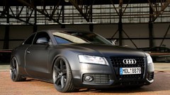 Black cars performance matte Audi A5 Coupé tuned avus