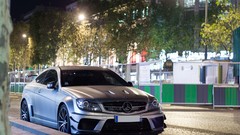 Black cars series vehicles Mercedes-Benz C63 AMG S65 AMG