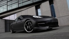 Black cars techart Porsche Panamera German cars