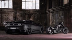 Black cars window matte vehicles ferrari f430 motorbikes
