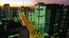 Black cityscapes dark architecture