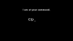 Black Computers text console