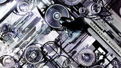 Black dark black rock