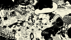 Black dark comics surreal