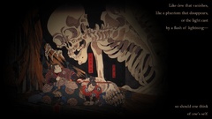 Black dark death Japan Japanese poem Traditional poetry 
