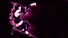 Black dark Katana Simple