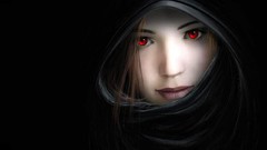 Black dark love abstract lips colors red eyes faces Noir Noses 