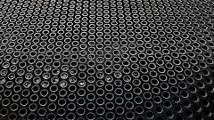 Black dark Minimalism circles