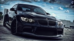 Black dark tuning cars wheels BMW Speed bmw m3 vehicles sports 