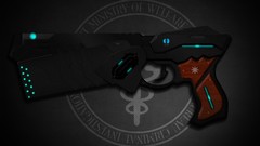 Black dark weapons Guns Anime science fiction logos psycho-pass 