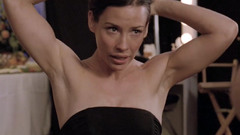 Black dress evangeline lilly