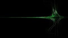 Black emerald abstract