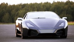 Black front view Arrinera Automotive S.A. Polish cars Arrinera