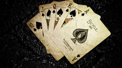 Black game Cards poker spade ace of spades card game