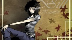 Black ghotic hairs girl