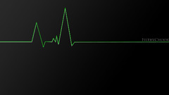 Black heartbeat gradient