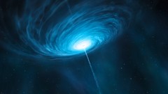 Black hole quasar outer space