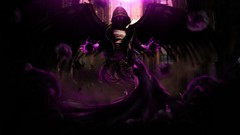 Black magic purple sorcerer fantasy art Black Mage