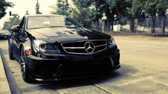 Black Mercedes-Benz Mercedes Benz C63 Black Series C 63