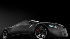 Black monster cars Concept zero