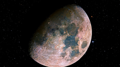 Black outer space dark