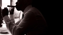 Black people smoke Men