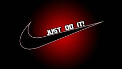 Black red Nike just do it check