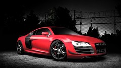 Black red Sports Car germany wheels audi r8 Audi R8 GT