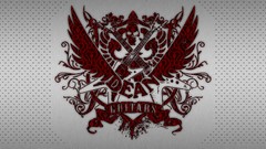 Black red Steel symbol floral guitars Dean Eyefinity Surround