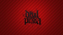 Black red The Devil Wears Prada devil splashes minimalistic 