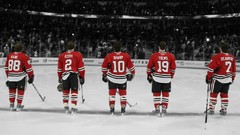 Black red white ice Chicago hockey nhl chicago blackhawks red 