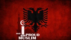 Black red white Islam Albania Muslim Allah