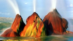 Black Rock desert geysers