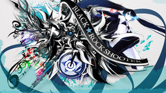 Black rock Shooter abstract