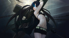 Black rock shooter blue