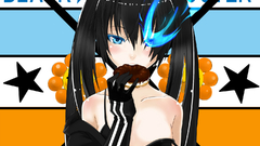 Black rock shooter blue