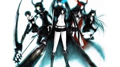 Black rock shooter Simple Background Dead Master Black Matagi 