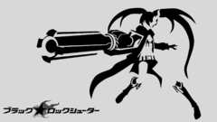 Black rock shooter stencil