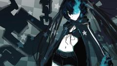 Black rock shooter twintails