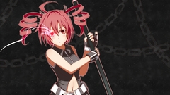 Black rock shooter twintails