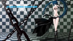Black rock shooter twintails