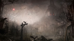 Black ruins dark Apocalypse