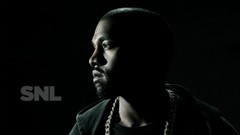 Black Saturday Night Live side view kanye west shadows snl 