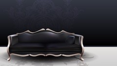 Black Sofa classical vectors