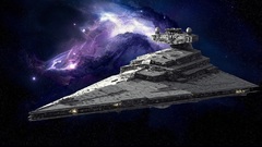 Black star bottom bar The Imperial destroyer