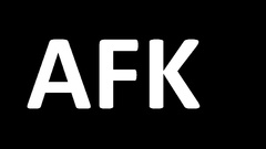 Black text funny afk