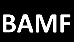 Black text white funny BAMF