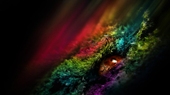 Black The skin called used Rainmeter sidebar