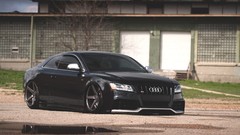 Black tuning Cruel Intentions vossen audi s5 parking lot luxury 