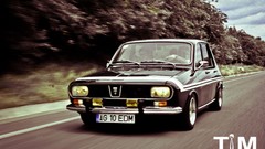 Black tuning retro Dacia 1300